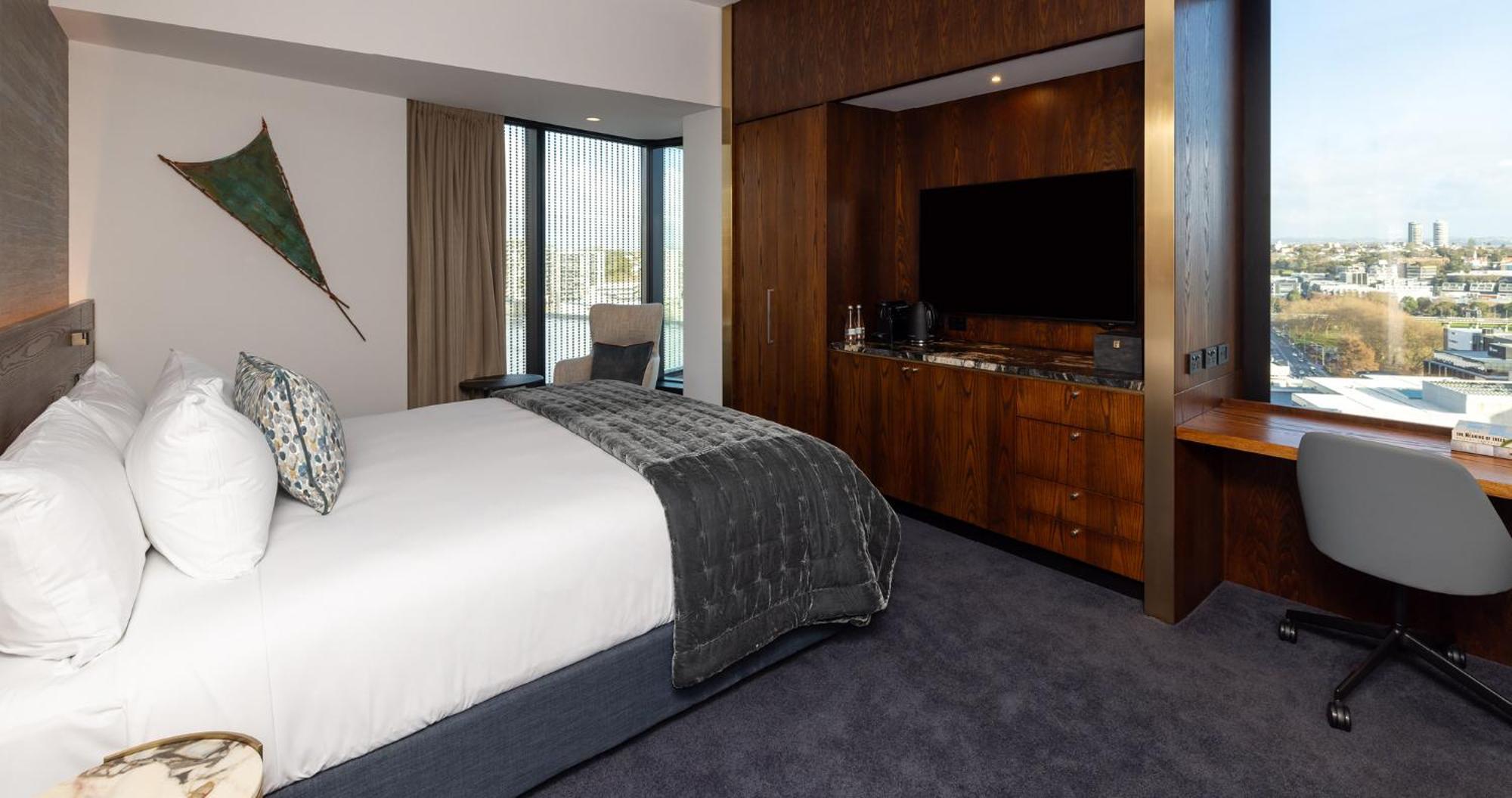 Horizon By Skycity أوكلاند المظهر الخارجي الصورة A bedroom at the hotel